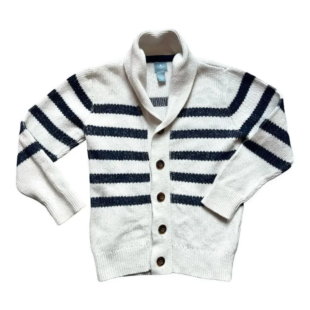 Boys Gap Kids Shaw Neckline Chunky Button Cardigan Sweater - Sz 5
